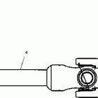 C11RB42AA/C11RD50AA/AB/C11RF50AA UTV 2X4/4X4/6X6 Задний кардан
