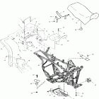 C10CD50AA PTV 4X4 Заднее крыло и сиденье