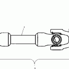 A11RB42AA/A11RD50AA/AB/A11RF50AA RANGER Задний кардан