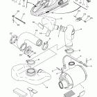 WAVE RUNNER FZR-GX1800HB Выхлопная система 3