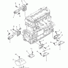 WAVE RUNNER FX CRUISER HO- FY1800AJ Крепление двигателя