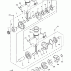 WAVE RUNNER SUPER JET SJ700B-K Коленчатый вал & Поршень