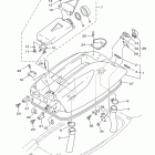 WAVE RUNNER SUPER JET SJ700B-K Engine hatch