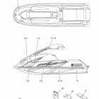 WAVE RUNNER SUPER JET SJ700B-K Наклейки