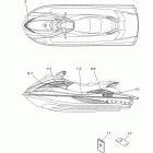 VX1100CH/VX1100H Наклейки