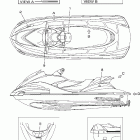 FX CRUISER-FX1000-E/FX1000A-E Наклейки предупреждения
