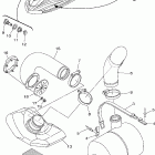 FX CRUISER-FX1000-E/FX1000A-E Выхлопная система 3