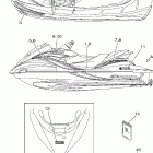 FX CRUISER-FX1000-E/FX1000A-E Наклейки