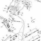 FX Cruiser High Output-FX1100-D/FX1100-D/FX1100A-D/FX1100-D Трос управления