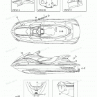 FX140 CRUISER - FX1000ACC Наклейки предупреждения
