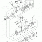 XL700 - XL700C Коленчатый вал и Поршень