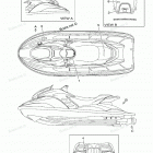 GP800R - GP800AC Наклейки предупреждения