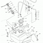 GP1300R - GP1300C Топливный бак