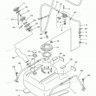 GP1300R - GP1300B Топливный бак