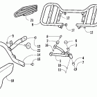 90 A-arm, floor panel, and bumper assembly