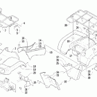 400 4x4 Auto Body panel assembly