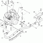 400 4x4 Man Двигатель и глушитель