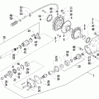 500 TBX Задний привод редуктор