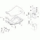500 TBX Seat and battery assemblies