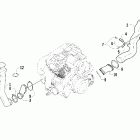 400 4x4 Auto Корпус и патрубки охлаждения