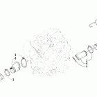 500 TBX Корпус и патрубки охлаждения