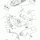 WAVE RUNNER GP1200R - GP1200ACA Выхлопная система 3