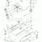 WAVERUNNER XLT1200 - XA1200AA Топливный бак