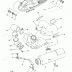 WAVERUNNER GP1200R - GP1200A Выхлопная система 3