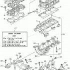 SV1200 Cylinder. Crankcase