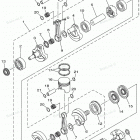 GP800R - GP800AZ Коленчатый вал и Поршень