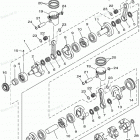 GP1200R - GP1200AZ Коленчатый вал и Поршень