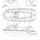 WAVERUNNER (Metallic Marine Silver) - XL1200Y Наклейки предупреждения
