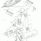 WAVERUNNER (Metallic Marine Silver) - XL1200Y Выхлопная система 3