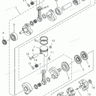 WAVE RUNNER GP800 - GP800X Коленчатый вал и Поршень