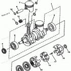 WAVE RUNNER GP800W - GP800W Коленчатый вал и Поршень