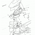 WAVE RUNNER GP1200 - GP1200W Капот 2