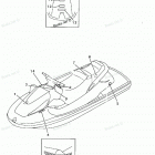 WAVE RUNNER GP1200 - GP1200V Наклейки предупреждения