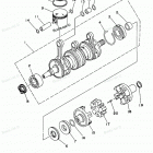WAVE VENTURE 1100 - WVT1100V Коленчатый вал и Поршень