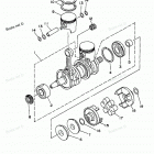 WAVE RUNNER III - WRA700V Коленвал,поршни
