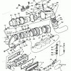 WAVE RUNNER GP1200 - GP1200V Выхлопная система