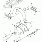 WAVE RAIDER 700 - RA700BV Выхлопная система 2