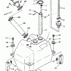 WAVE RUNNER III - WRA700V Топливный бак