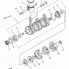 WAVE RUNNER GP1200 - GP1200V Коленчатый вал и Поршень