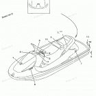 WAVE RUNNER GP760 - GP760V Наклейки предупреждения