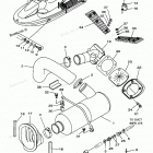 WAVE RUNNER GP1200 - GP1200V Выхлопная система 2