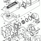 WAVE RUNNER III - WRA650U Выхлопная система 1