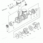 WAVE VENTURE 700 - WVT700U Коленвал,поршни