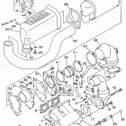 WAVE RAIDER 700 - RA700BU Выхлопная система 1