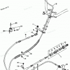 WAVE RUNNER III - WRA650U Трос управления