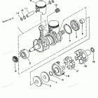WAVE BLASTER II - WB760U Коленвал,поршни